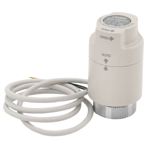 Caleffi TwisTop Thermo-Electric Actuator with Aux. Microswitch w/ Low Power Consumption (24v)