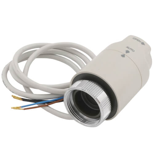 Caleffi TwisTop Thermo-Electric Actuator with Aux. Microswitch w/ Low Power Consumption (24v)